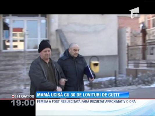 Mamă ucisă cu 30 de lovituri de cuțit!