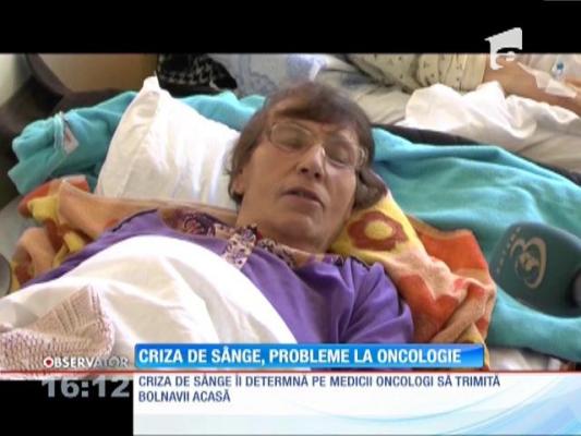 Criză de sânge în Neamţ. Bolnavii de cancer sunt trimişi acasă