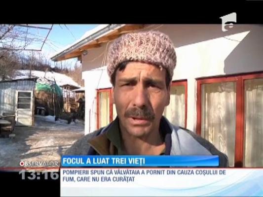 Trei bătrâni din Prahova au murit în incendiile care le-au mistuit casele