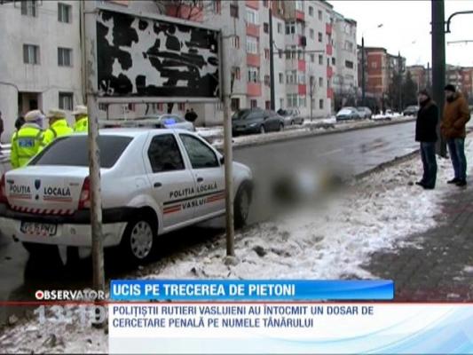 Un bărbat din Vaslui a fost ucis în timp ce se afla pe trecerea de pietoni