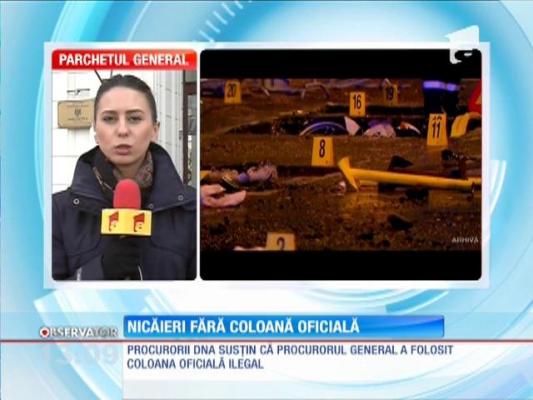 Tiberiu Niţu, procuror general, ar fi folosit coloana oficială de peste 500 de ori