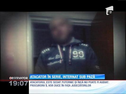Atacatorul în serie din Brăila, internat sub pază