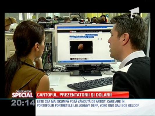 Special! O poză cu un cartof s-a vândut cu peste un milion de dolari! Geanina Ilieş şi Daniel Osmanovici și-au încercat și ei norocul