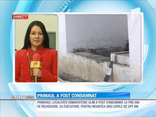 Primar condamnat la 3 ani de închisoare, cu executare, pentru moartea unei copile care s-a înecat în fosa septică din şcoală