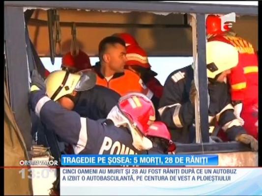 Tragedie pe centura Ploieştiului! Cinci oameni au murit şi 28 sunt grav răniţi