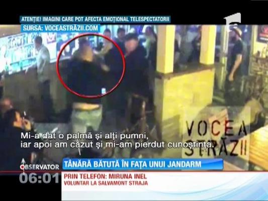 O tânără salvamont a fost lovită cu brutalitate de un interlop din Hunedoara