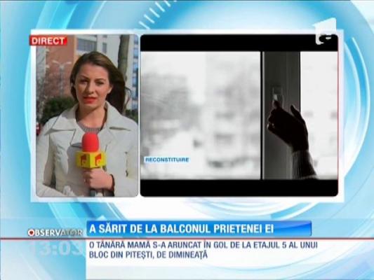 O femeie s-a aruncat în gol de la etajul 5 al unui bloc din Piteşti