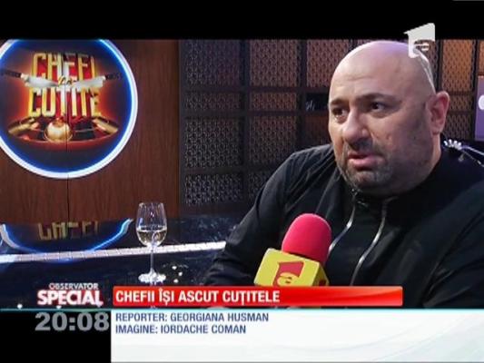 SPECIAL! Florin Dumitrescu, Sorin Bontea şi Cătălin Scărlătescu se vor duela în noul show - "Chefi la cuţite"