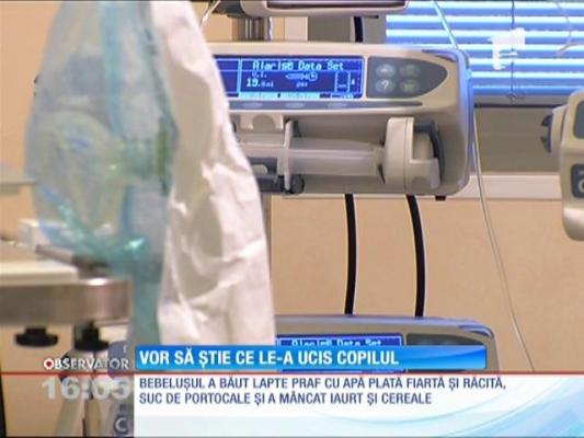Părinţii bebeluşului mort din Topoloveni, judeţul Argeş, încearcă să afle ce le-a ucis copilul