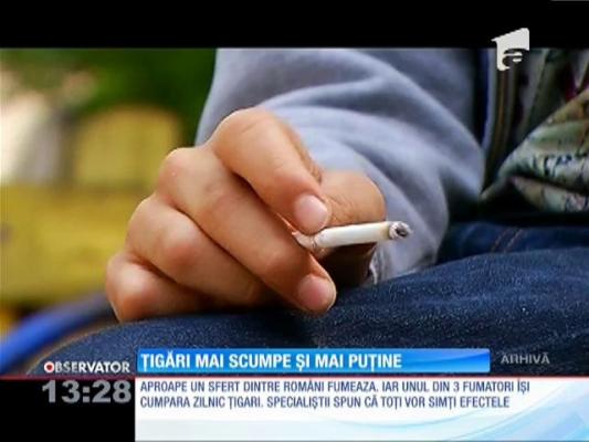 Țigările s-ar putea scumpi din vară