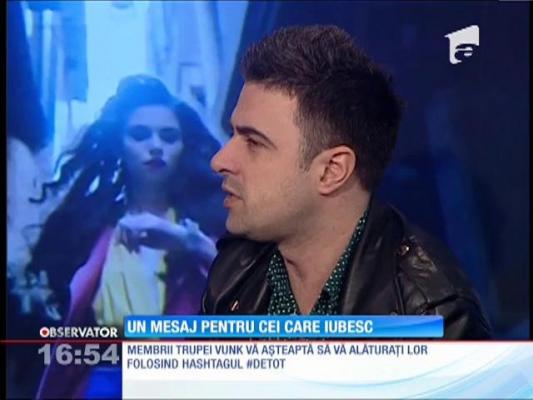 Trupa Vunk a lansat videoclipul piesei „Iubeşte-mă #detot"