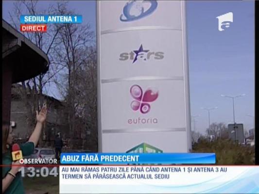 Patru zile până când Antena 1 și Antena 3 au termen să părăsească actualul sediu