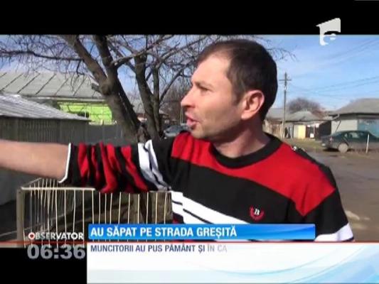 O societate de construcții a început asfaltarea unei străzi din Brăila fără să aibă autorizație