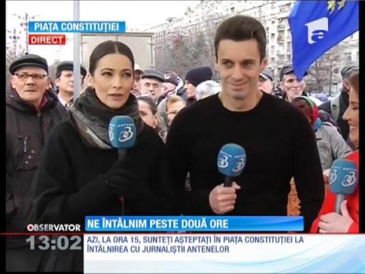 Antena 1 se întâlneşte cu telespectatorii în Piața Constituției