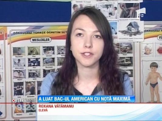Roxana Vătămanu a luat BAC-ul american cu nota maximă. A reuşit ceea ce pot să facă doar 1% dintre elevii din întreaga lume!