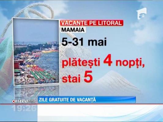 Hotelierii oferă zile gratuite de vacanță, dacă stai minim 3 nopți