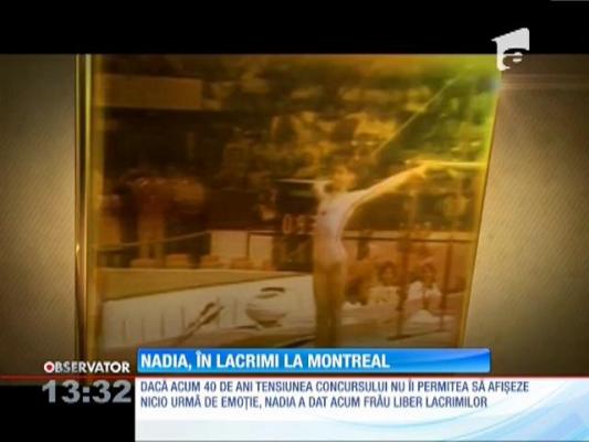 Nadia Comăneci a păşit din nou în sala de la Montreal