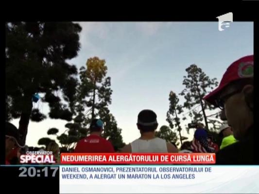 Special! Daniel Osmanovici a alergat 42 de kilometri, la maratonul din Los Angeles