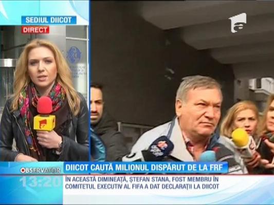 DIICOT caută milionul dispărut de la FRF