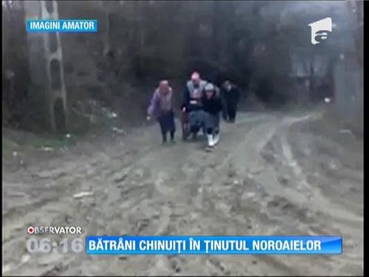 Imagini revoltătoare pe o stradă din Dej