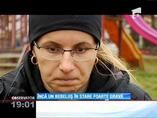 Încă un bebeluş de la Marie Curie e în pericol de moarte. Medicii spun că starea lui s-a agravat, iar boala i-a provocat afecţiuni neurologice