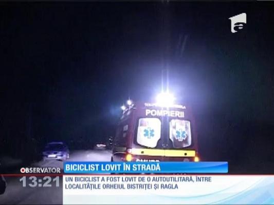 Biciclist lovit de un șofer neatent