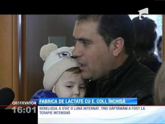 Fabrica de lactate din Argeş, unde a fost depistată bacteria E. coli, a fost închisă