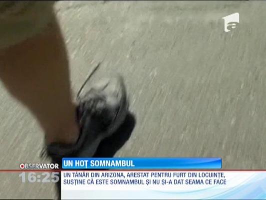 Un hoţ de locuinţe din SUA se apără susţinând că este somnambul