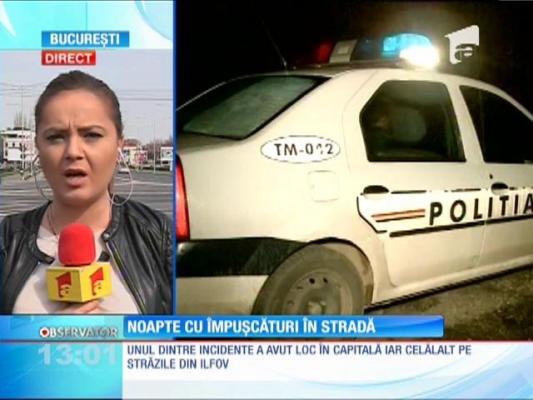 Noapte cu împușcături în Capitală și Ilfov