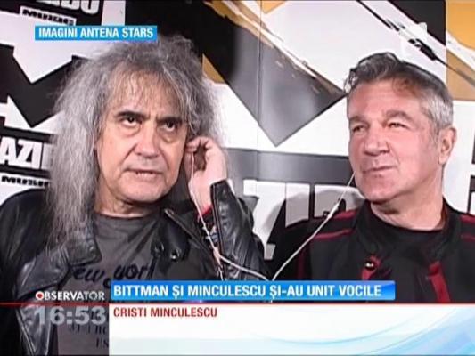 Cristi Minculescu şi Dan Bittman şi-au unit pentru prima dată vocile!