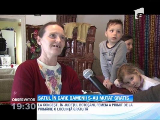 Comuna Concești din Botoșani, locul în care oamenii s-au mutat gratis