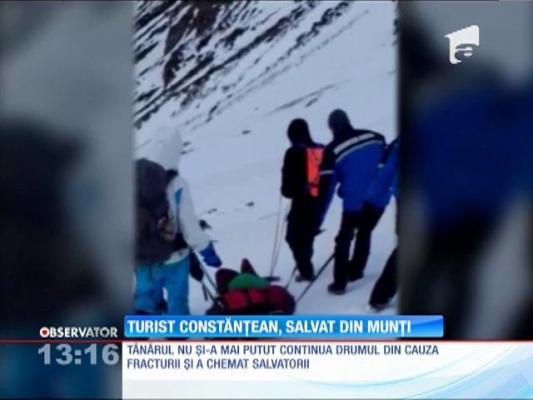 Tânăr accidentat în masivul Făgăraș, salvat de jandarmii montani