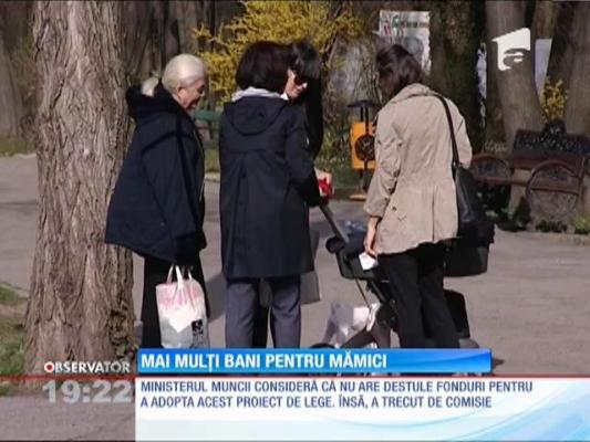 Mamele vor primi mai mulți bani. Se elimină plafonul maxim al indemnizației pentru creșterea copilului