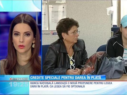 Banca Naţională lansează o nouă propunere pentru legea dării în plată