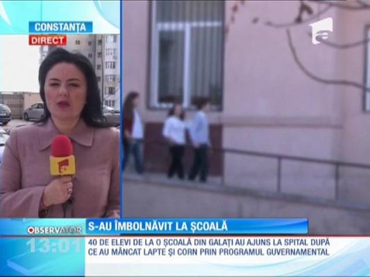 40 de elevi din Galați au ajuns la spital cu toxiinfecție alimentară