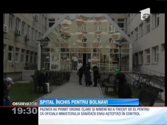 Spital închis pentru bolnavi