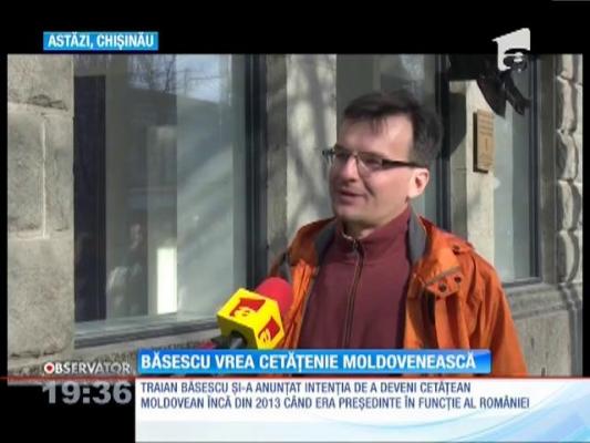 Traian Băsescu vrea să devină cetăţean al Republicii Moldova