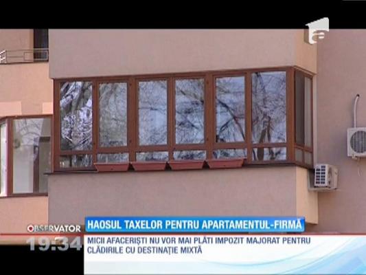Micii afacerişti nu vor mai plăti impozit majorat pentru clădirile cu destinaţie mixtă