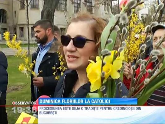 Duminica Floriilor pentru creştinii catolici