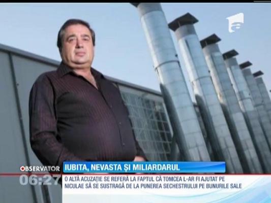 Nicoleta Tomcea, partenera de viaţă a lui Ioan Niculae, a aflat că este inculpat în dosarul "Gaze Ieftine"