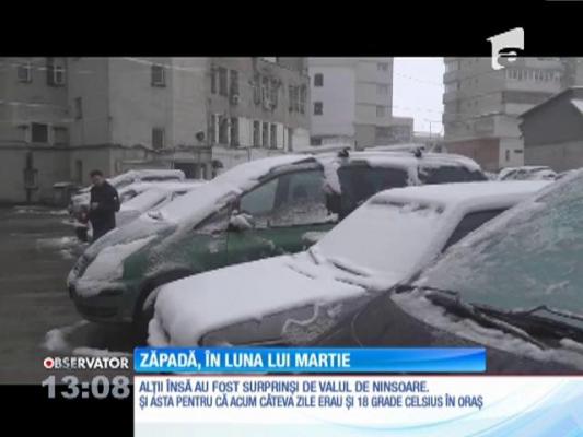 Zăpadă, în luna lui Martie