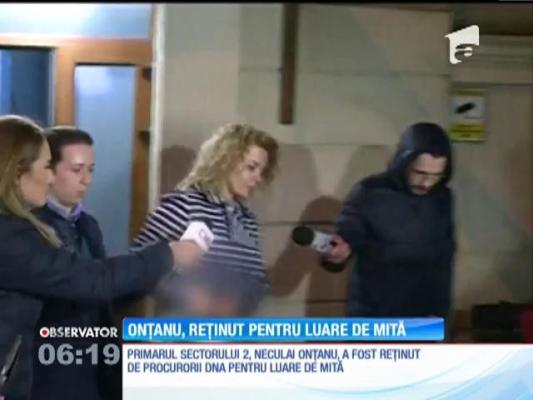 Neculai Onţanu, primarul Sectorului 2, reținut pentru luare de mită