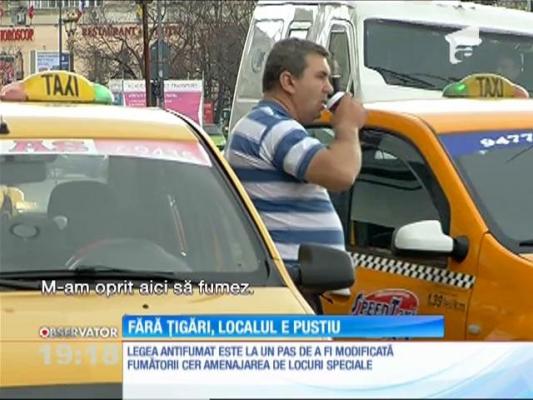 A început să curgă cu amenzi pentru fumat în spaţii interzise