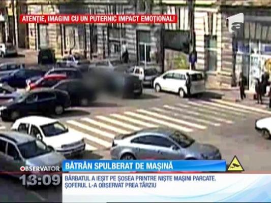 Un bătrân, spulberat pe o trecere de pietoni din Brăila