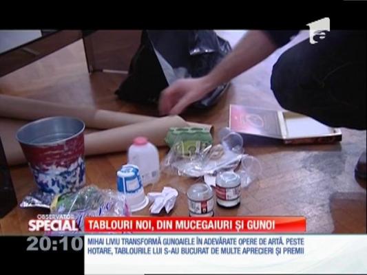 Special! Mihai Liviu transformă gunoaiele în adevărate opere de artă