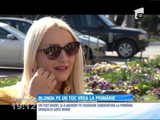 Un fost model și-a anunțat candidatura la primăria orașului Satu Mare