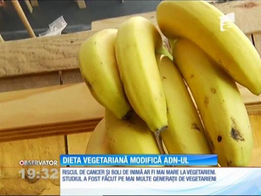 Dieta vegetariană modifică ADN-ul