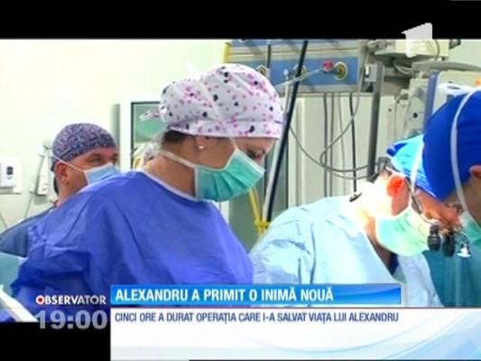 Alexandru, un adolescent de 18 ani, a primit inima unui tânăr din Oradea
