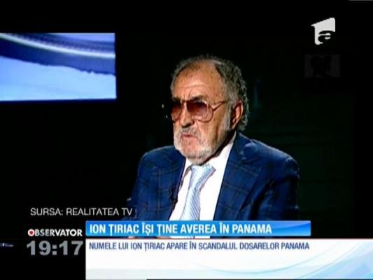 Ion Ţiriac își ține averea în Panama