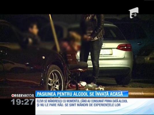 Pasiunea pentru alcool se învață acasă